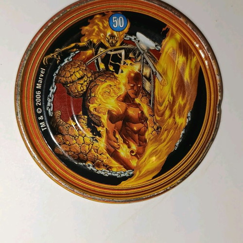 Metal Marvel Cheetos Tazos used caps