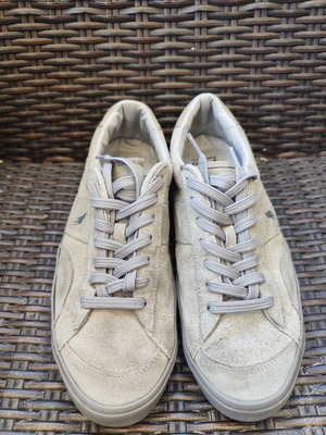 Polo Ralph Lauren Sayer Sport sneakers σουέντ μεταχειρισμένα, μέγεθος 43, μπεζ γκρι
