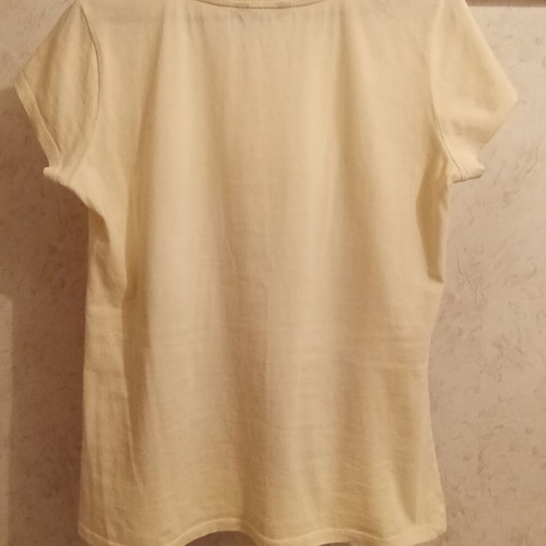 Kenvelo women's yellow cotton T-shirt L like new