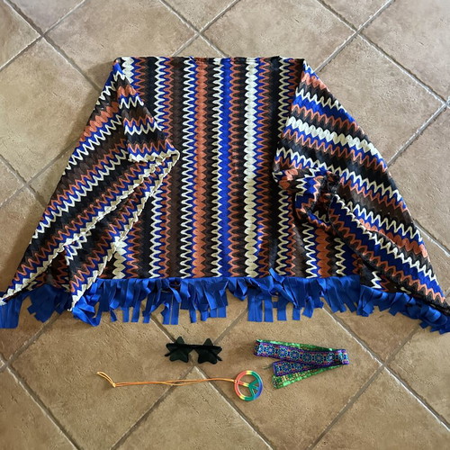 Hippie carnival costume like new