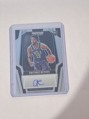 Antonio Reeves auto rookie card