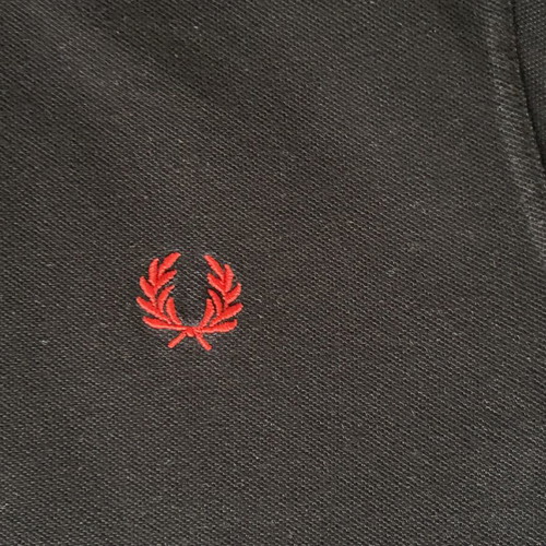 Fred Perry Black Polo Shirt XL used, made in England