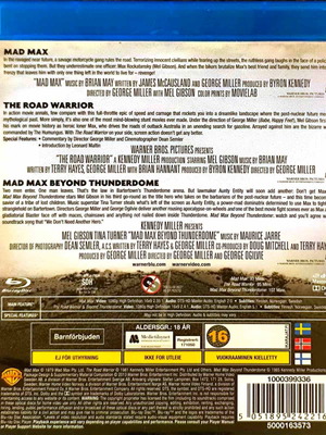 Mad Max Collection Blu-Ray μεταχειρισμένο, σετ 3 δίσκων χωρίς υπότιτλους