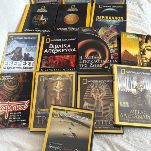 National Geographic documentary DVD box set, 15 like new