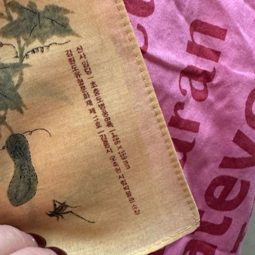 Silk Korean Shin Saimdang Scarf new
