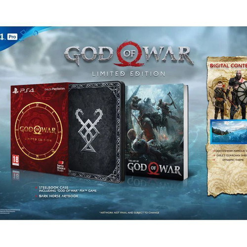 God of War Limited Edition PS4-PS5 Game like new