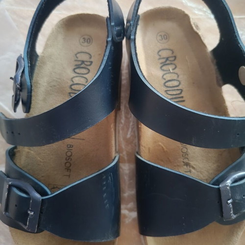 Crocodilino sandals like new, size 30, blue