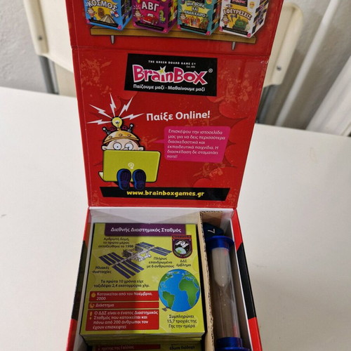 Brain Box World History Board Game like new