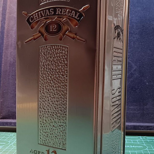 Chivas Regal whiskey bottle collectible box like new