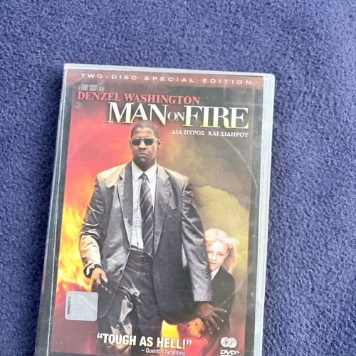 Man on Fire DVD used, action, adventure, subtitles, authentic