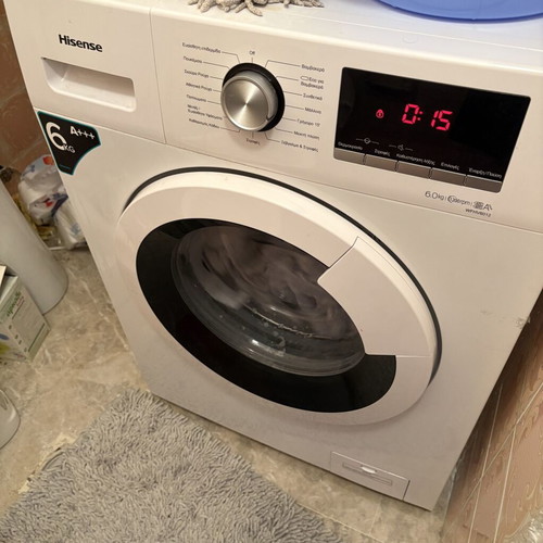 Hisense washing machine 6 kg used, A+++ energy class