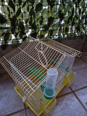 Κλουβί για ωδικά πτηνά σαν καινούργιο, 20x32x35 εκ.