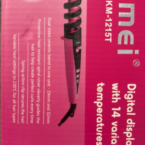 Kemei Hair Curler with Digital Display and 14 Temperature Settings