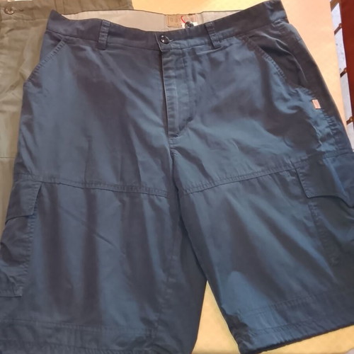 Men's casual bermuda shorts used, size L, multicolor
