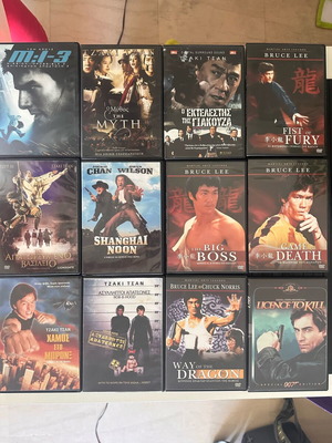 DVD collection like new, all movies in cases