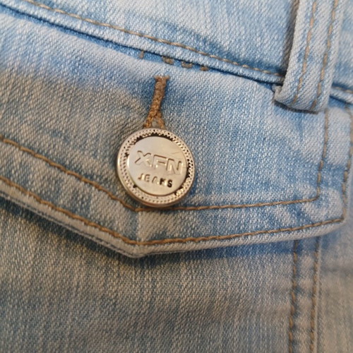 Mini jean skirt XFN JEANS like new, size XS-S, blue