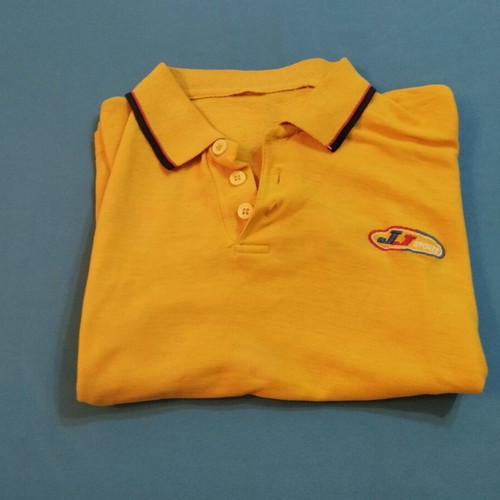 JJ Sports kids Polo shirt yellow like new No. 6-7