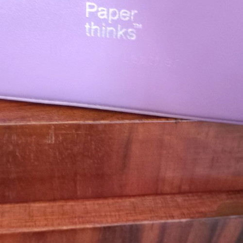 Large branded bag with unique defect