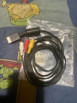 Sony PlayStation AV Composite RCA Cable like new for PS1/PS2/PS3