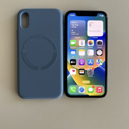 iPhone X 64GB used, black, Face ID not working