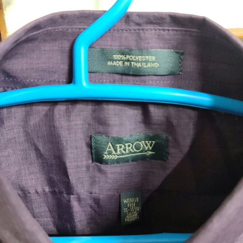 Arrow men's shirt new, size M, purple