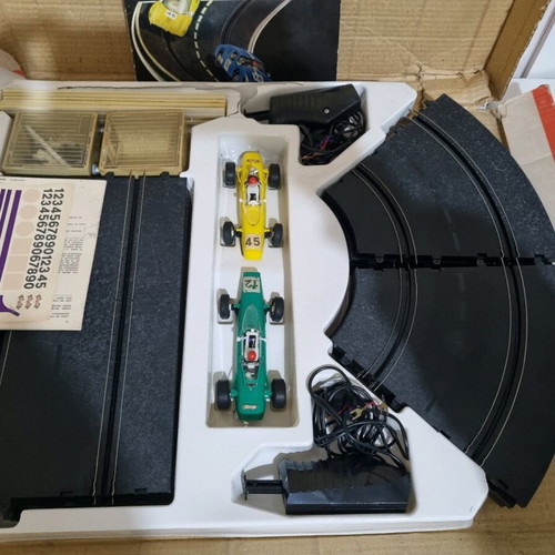Autorennbahn car track used, rare German toy from 1980s
