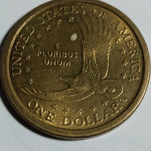America One Dollar 2000 P like new copper zinc coin