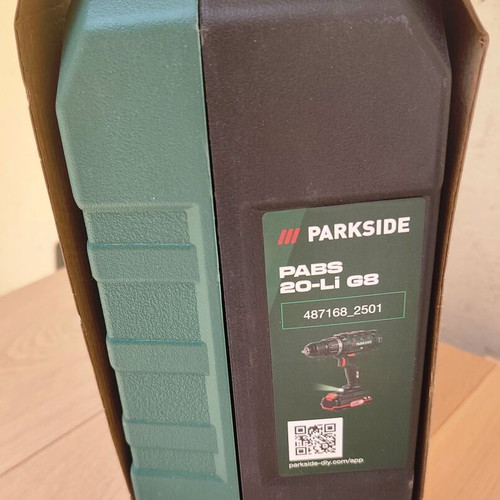 PARKSIDE PABS 20-Li G8 20V Cordless Drill with Bits and Tips