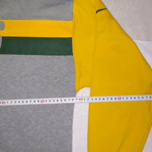 Men's Nike Green Bay Packers sweatshirt used, size XXL, gray and green