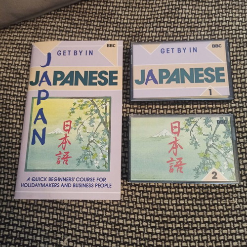 Get By in Japanese BBC Travel Pack language course, like new