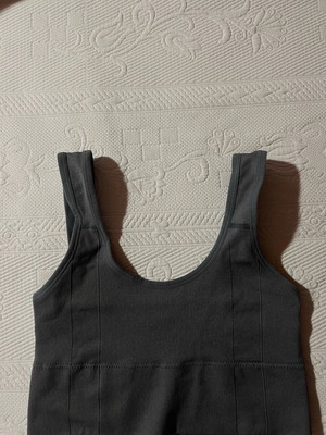 Sports Bustier new, gray, size S/M, elastic