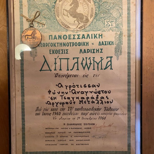 Authentic Folklore Exhibit with Medal like new