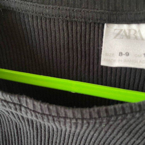 Children's shirt used for 8 years old, black, size 128 cm