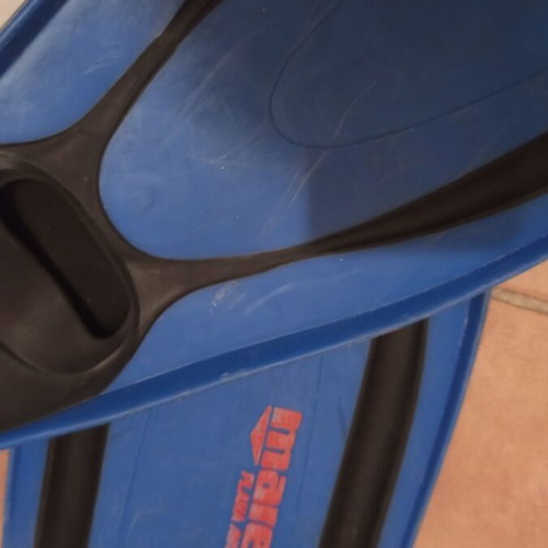 Mares diving fins used, size 40/41, blue
