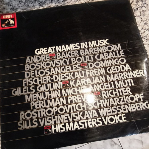 Great Names In Music vinyl like new