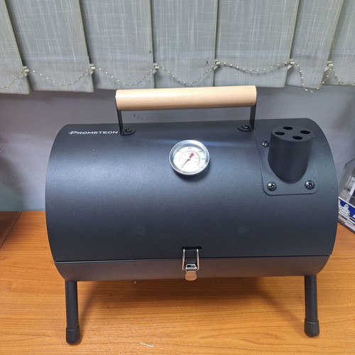 Portable grill with two cooking surfaces new