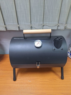 Portable grill with two cooking surfaces new
