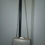 Clutch bag BSB like new, gold, crossbody, evening