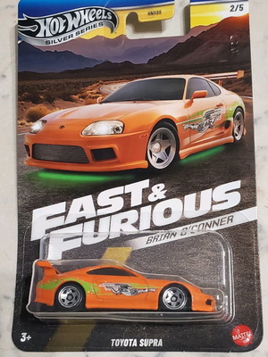 Hot Wheels Silver Series Fast and Furious Toyota Supra sealed