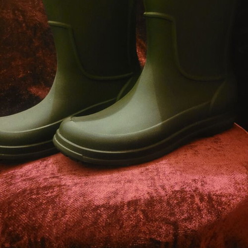 Crocs black rain boots new size 43