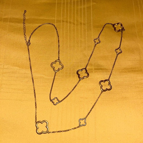 Long gold-plated necklace slightly used