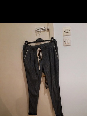 See U Soon knitted pants like new, gray, size S