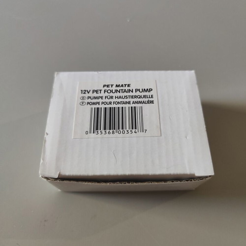 Pet Mate 12V Pet Fountain Pump new