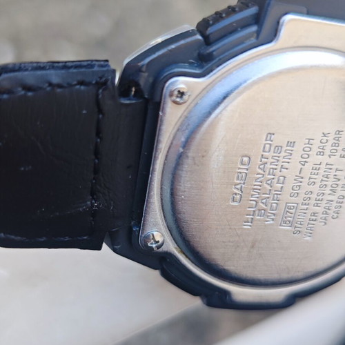 Casio Twin Sensor SGW400 watch used with barometer and altimeter