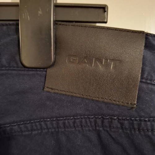 Gant men's pants slim fit dark blue size 33x34 like new