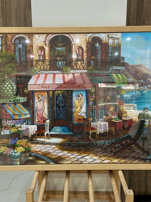 Puzzle painting with frame 50x70 new