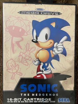 Sonic the Hedgehog Sega Mega Drive μεταχειρισμένο χωρίς μάνουαλ