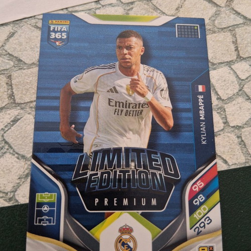 FIFA 365 Adrenalyn 2026 Kylian Mbappe Premium Limited рядка карта