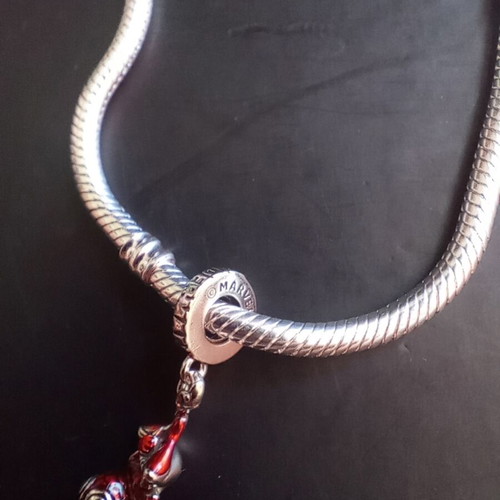 Pandora Spiderman Charm like new, silver