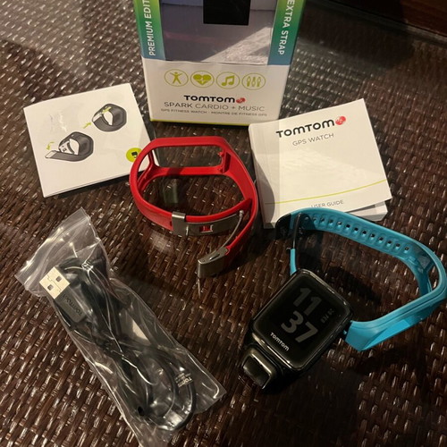 TomTom Spark Cardio+ Music sport GPS watch used